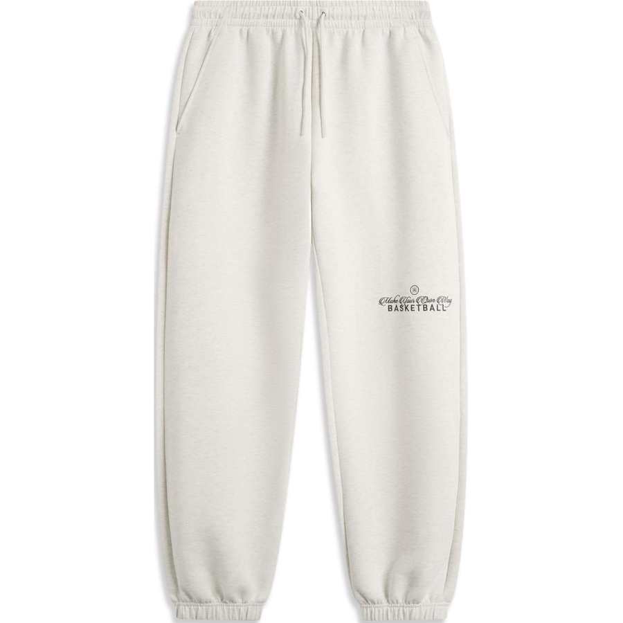 Li-Ning Li Ning WOW Knitted Sweatpants Men's Heather Gray Tile Gray