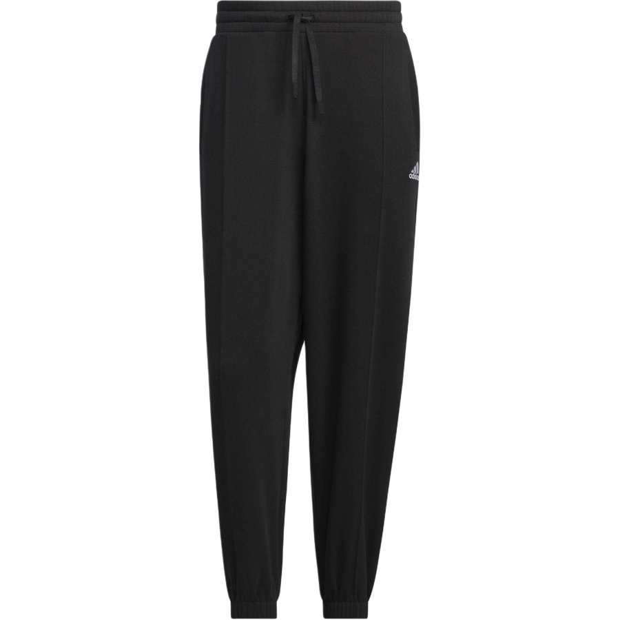 Adidas Adidas Pintuck French Terry Comfortable Casual Thickened And Fleece Lined Knitted Sweatpants Unisex Black