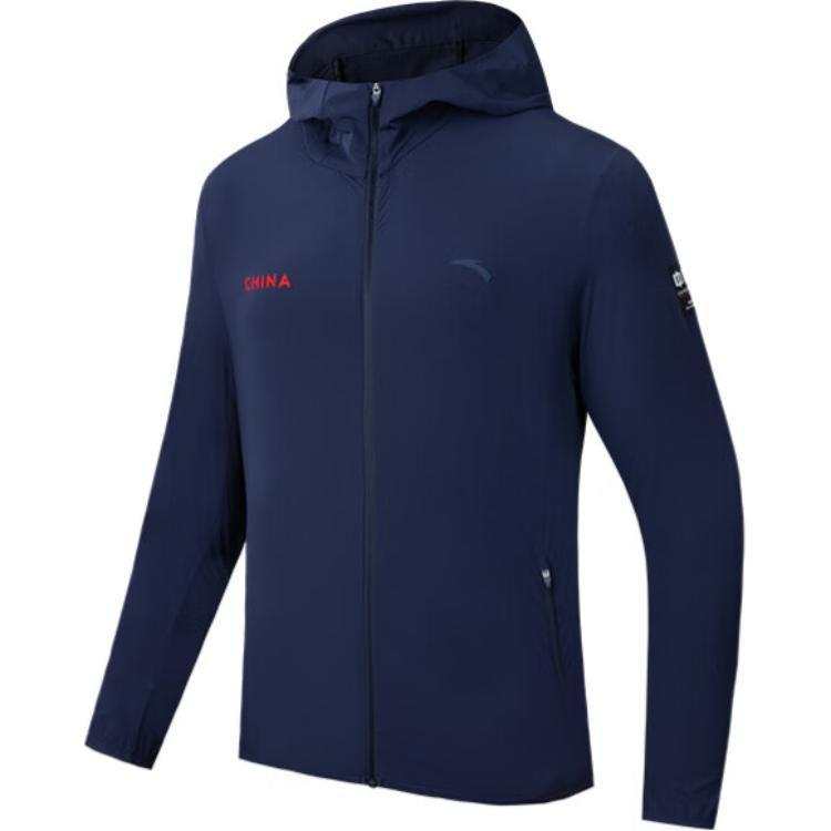 Anta Variety Training Collection Sun Protection Clothing Men's Midnight Blue