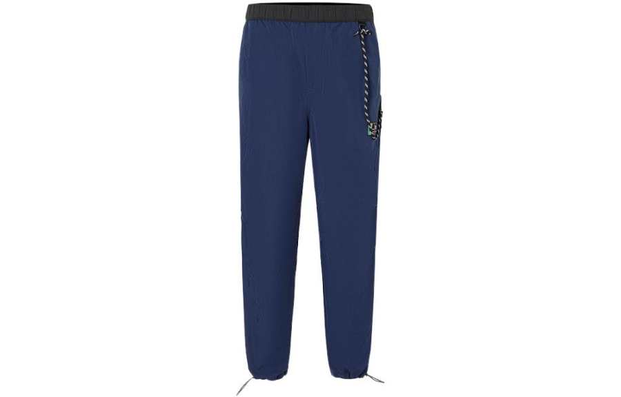 Lee Casual Pants Men's Marine Blue Moderate Straight Fit Pants