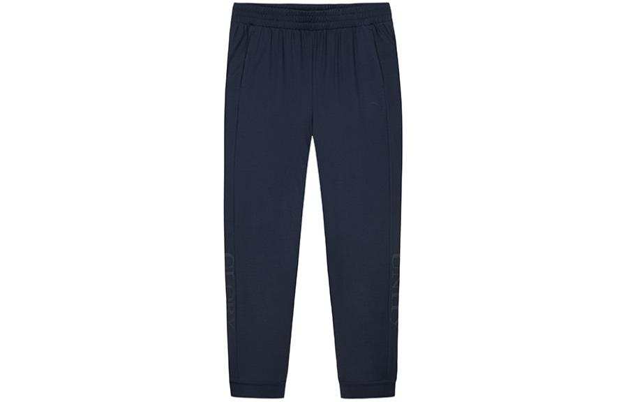 Anta Life Collection Knitted Sweatpants Men's Midnight Black