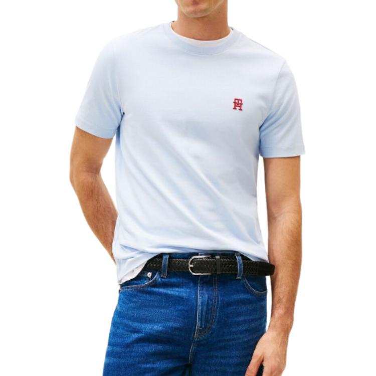Tommy Hilfiger SS25 T Shirt Men's Light Blue