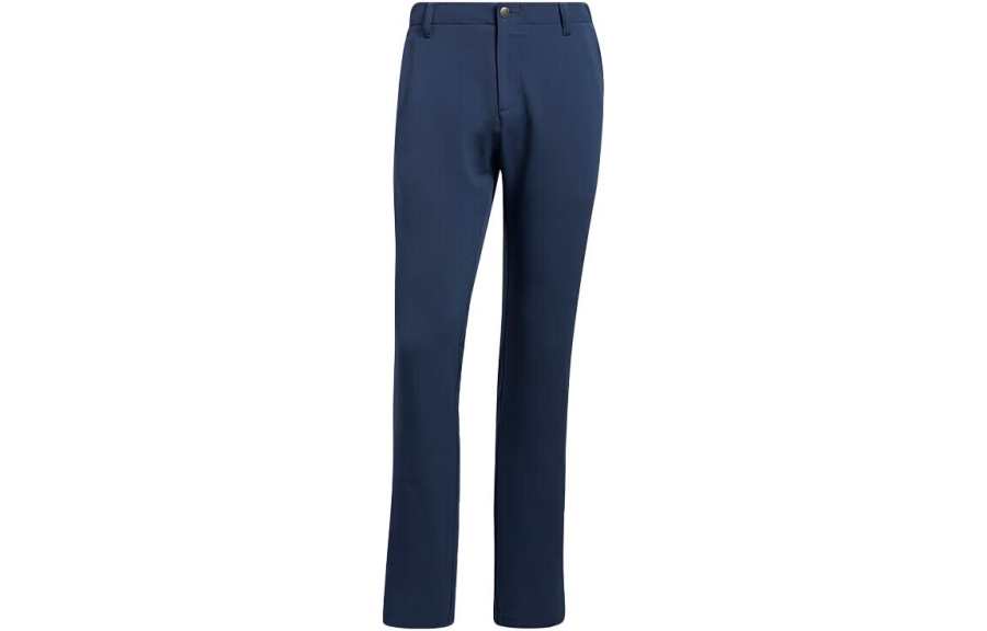 Adidas Adidas Casual Pants Men's Marine Blue Moderate Straight Fit Pants