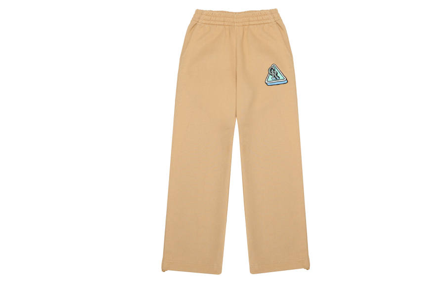 MLB MLB Slimming Fleece Lined Casual Pants Unisex Beige Yellow
