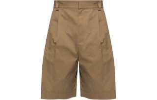 Bottega Veneta Gabardi Shorts Knitted Sweatpants Men's Brown