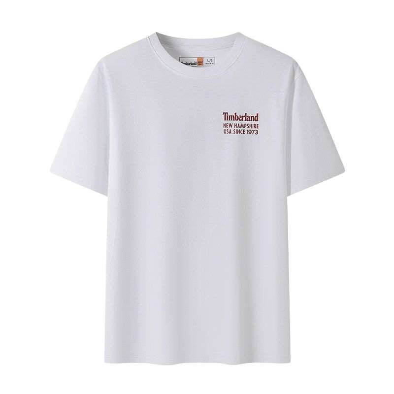 Timberland SS25 T Shirt Men's 100 White