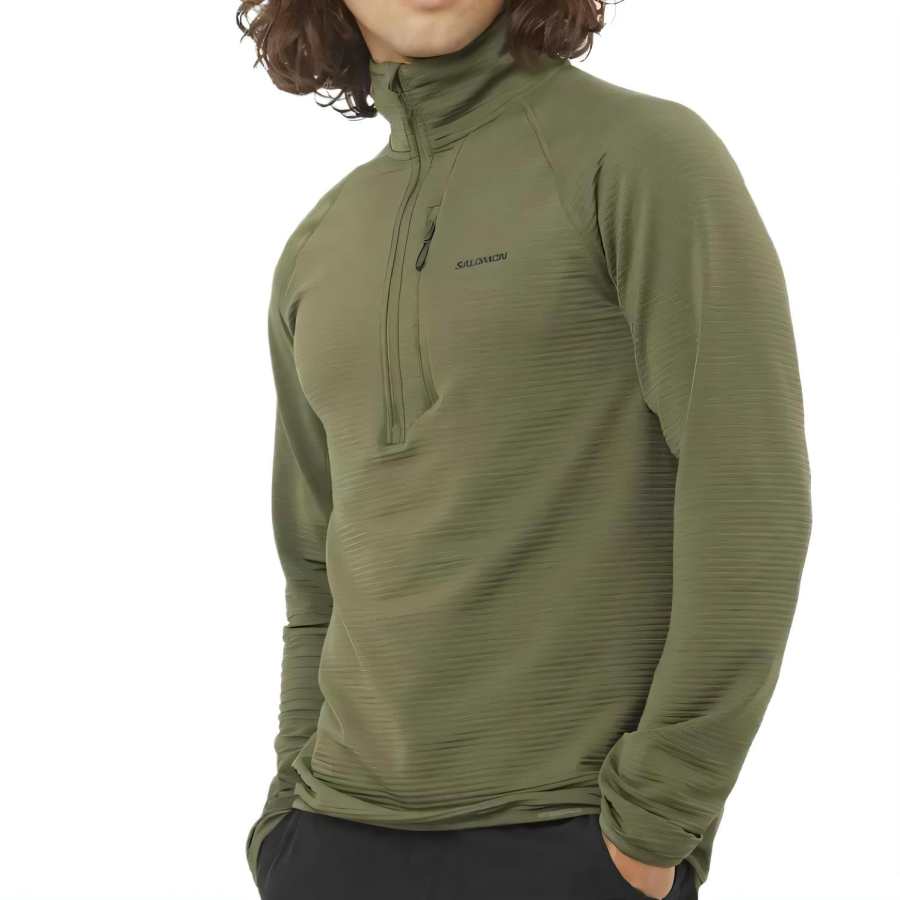 SALOMON SALOMON ESSENTIAL LIGHTWARM Jacket Men's Grape Leaf