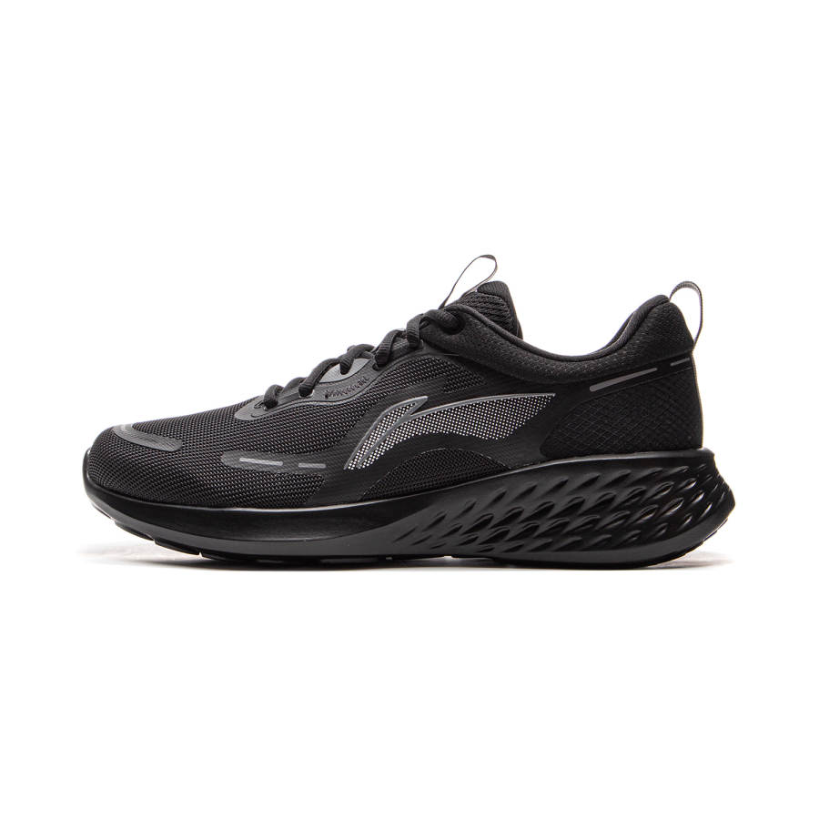 Li-Ning Li Ning Cushioning Slip Resistant Cushioning Slip Resistant Low top Casual Running Shoes Men's Black