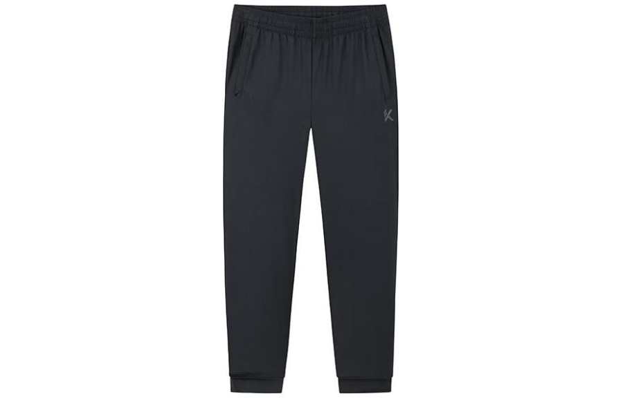 ANTA Anta Basketball Collection Knitted Sweatpants Men's Basic Black