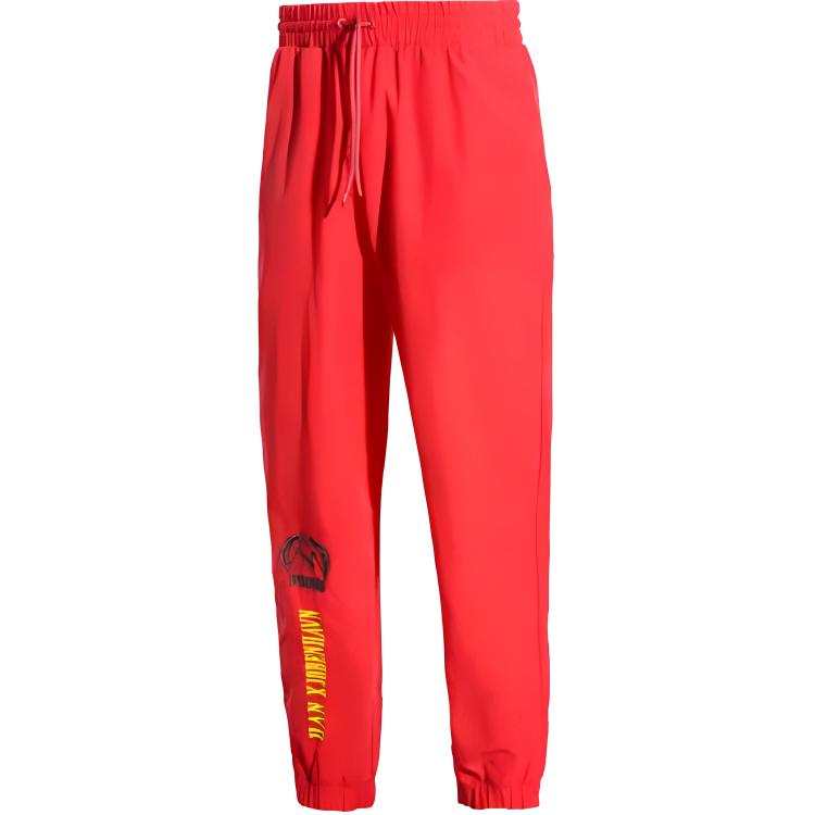 PUMA PUMA Casual Pants Men's Red Moderate Cuffed Pants