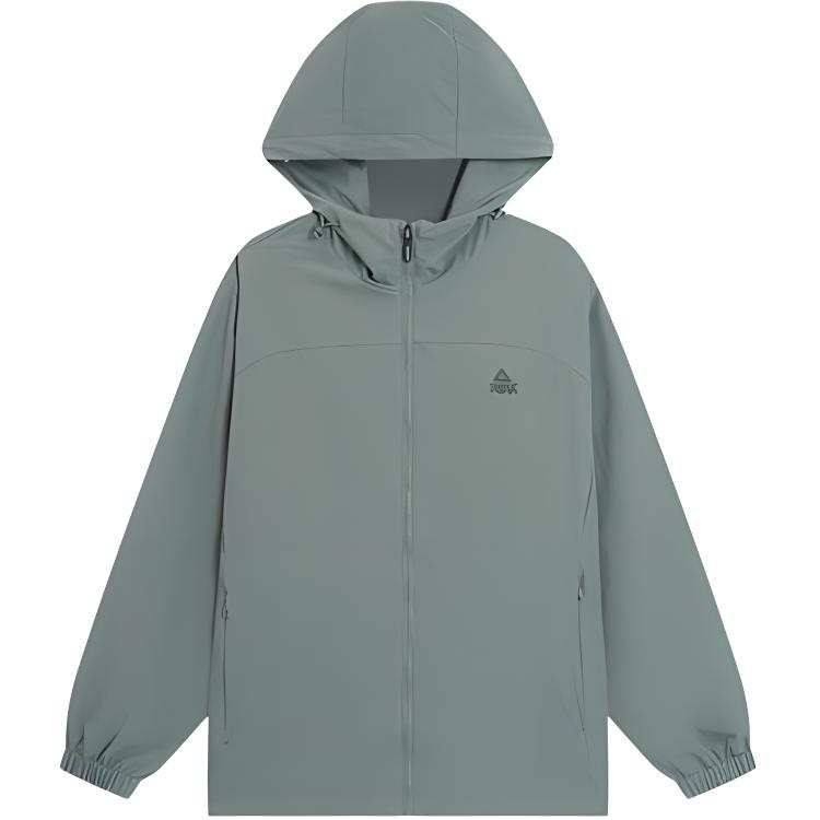 PEAK Sports Life Collection Trench Coat Men's Soft Resin Green
