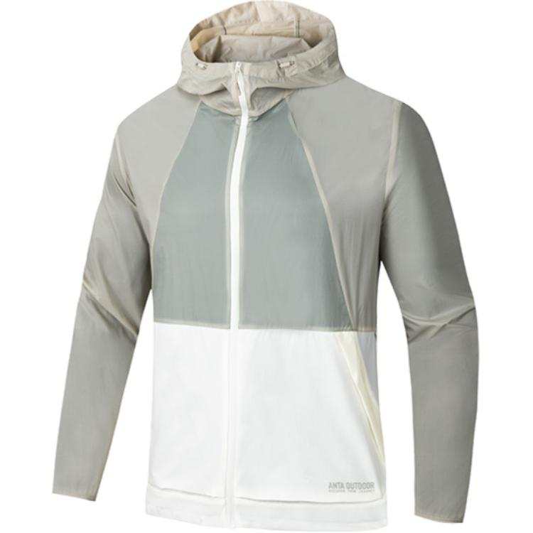 Anta Women's Outdoor Collection Sun Protection Clothing Men's Papyrus White/Pearlescent Gray/Jade Gray