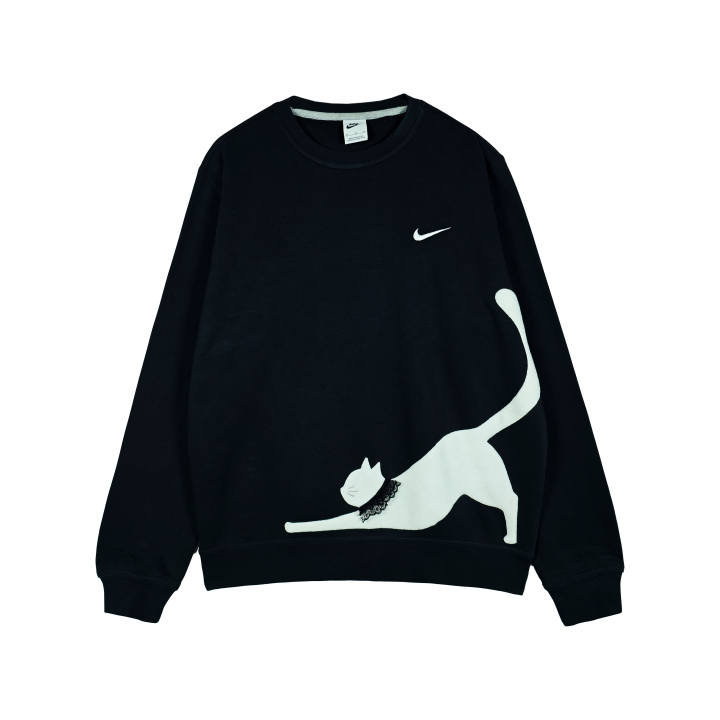 Nike Nike Sweatshirts Unisex Black Crew Neck Moderate