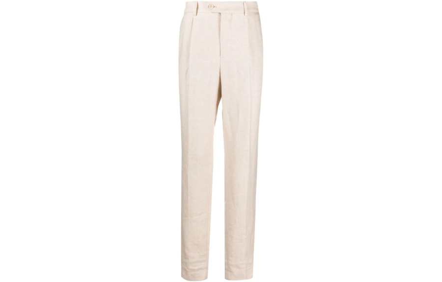 Brunello Cucinelli SS23 Casual Pants Men's Ecru