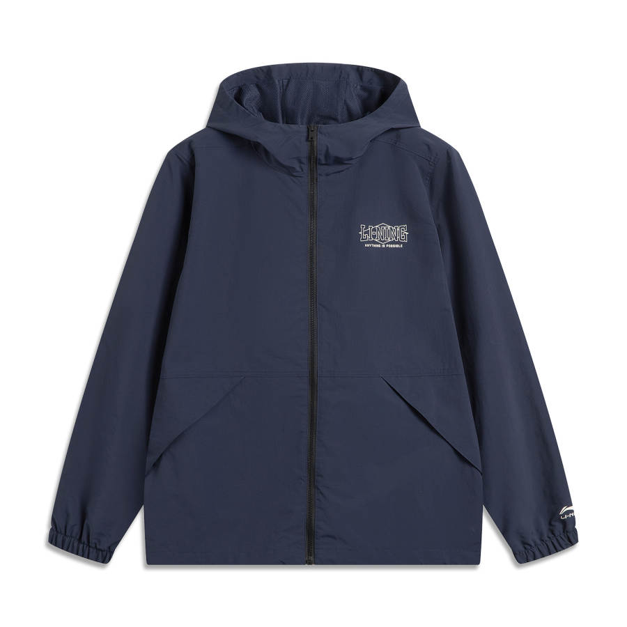 Li-Ning Li Ning Sports Life Collection Trench Coat Unisex Dark Marine Blue