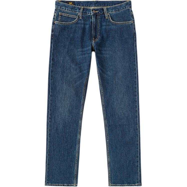 Lee Jeans Men's Medium Blue Pants Length 31 Moderate Straight Fit Pants