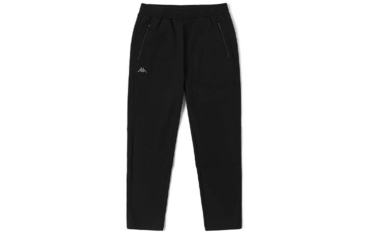 Kappa Casual Pants Men's Black 990 Moderate Straight Fit Pants