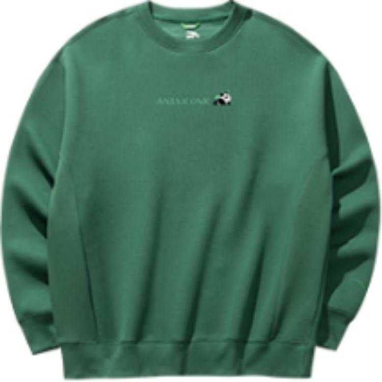 Anta Life Collection Sweatshirt Unisex Warm Jade Green