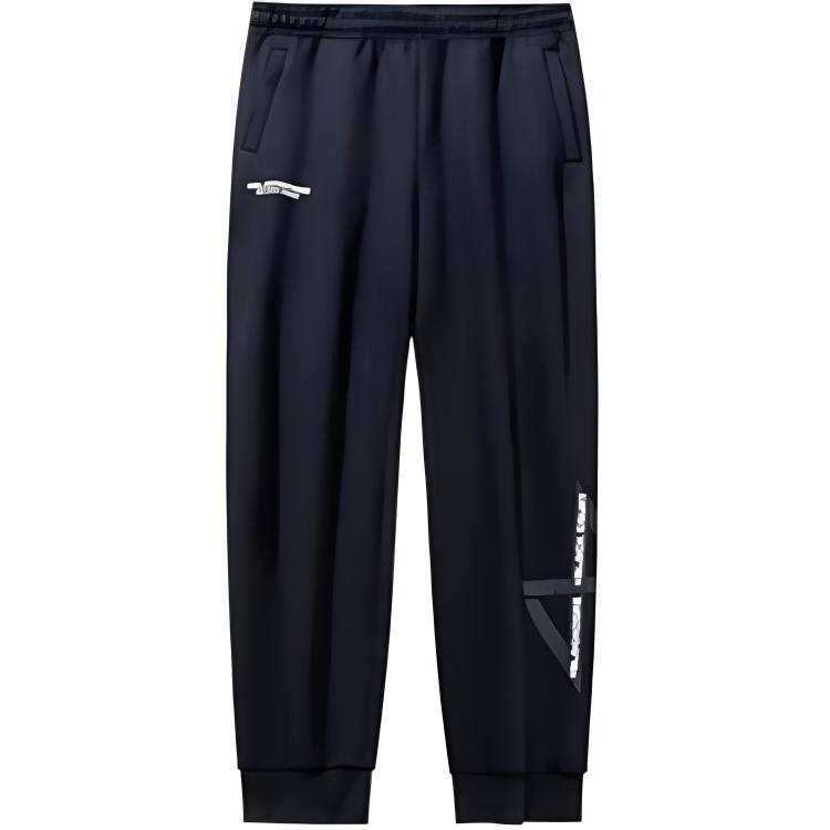 ANTA Anta Basketball Collection Knitted Sweatpants Men's Basic Black