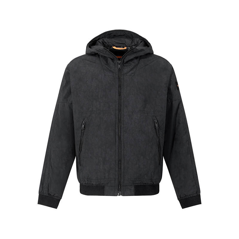 HUGO BOSS FW24 Puffer Jacket Men's Black Gray