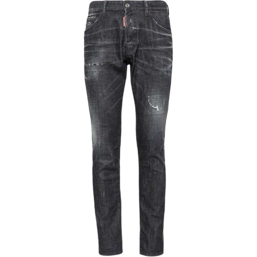 DSQUARED 2 Dsquared2 Slim Fit Distressed Cropped Jeans