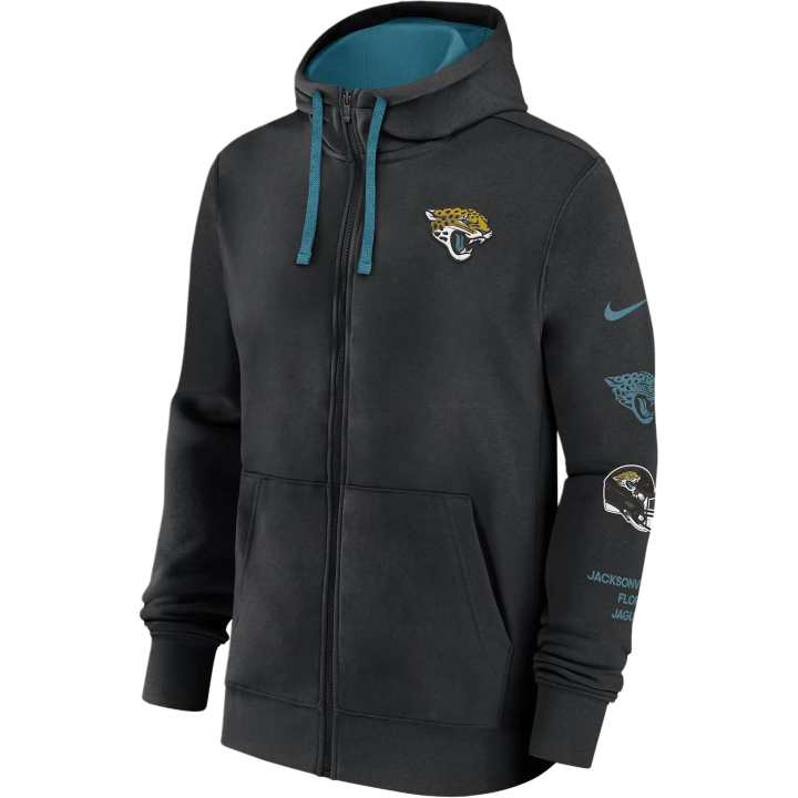 Nike Nike Jacksonville Jaguars Club Men's Nike Nfl Full Zip Hoodie