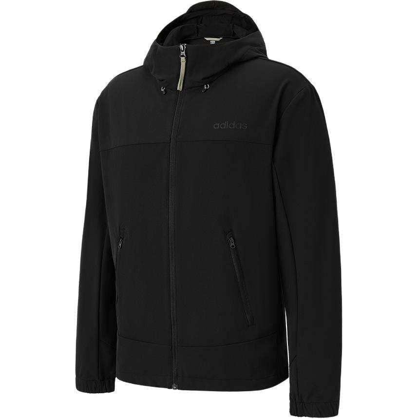Adidas Adidas Jackets Men's Black Hooded Moderate Other
