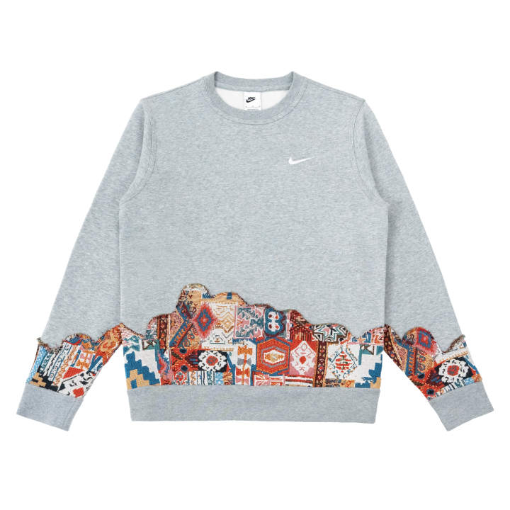 Nike Nike Sweatshirts Unisex Gray Crew Neck Moderate Regular