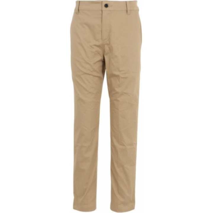 Nike Nike Dri Fit Casual Pants Men's Beige Moderate Slim Fit Pants