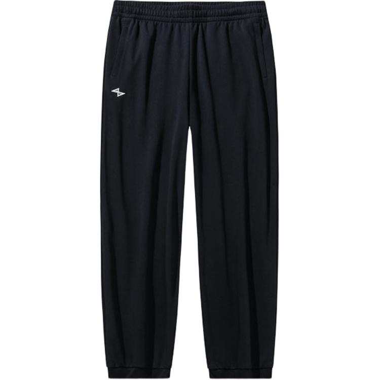 ANTA Anta Basketball Collection Knitted Sweatpants Men's Basic Black