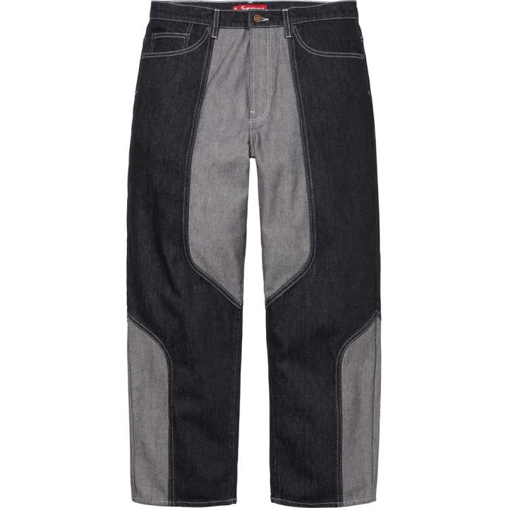 Supreme Supreme 2 Tone Paneled Baggy Jean