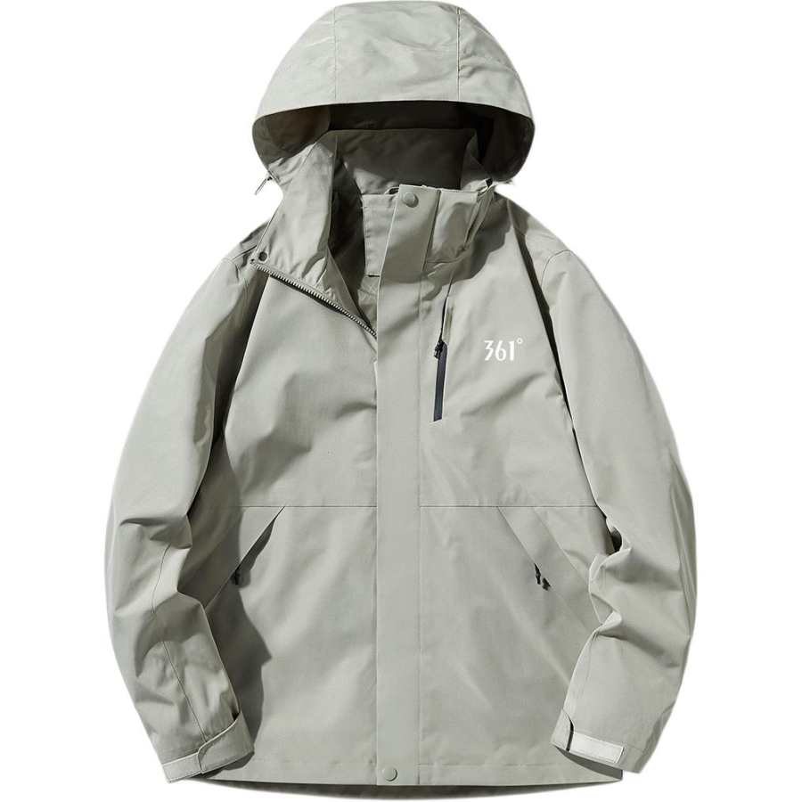 361° Variety Training Collection Trench Coat Men's Zinc Green