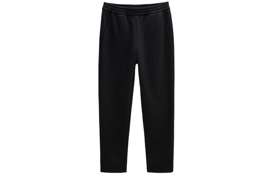 KELME Letter Embroidery Fleece Lined Mid Rise Knitted Sweatpants Men's