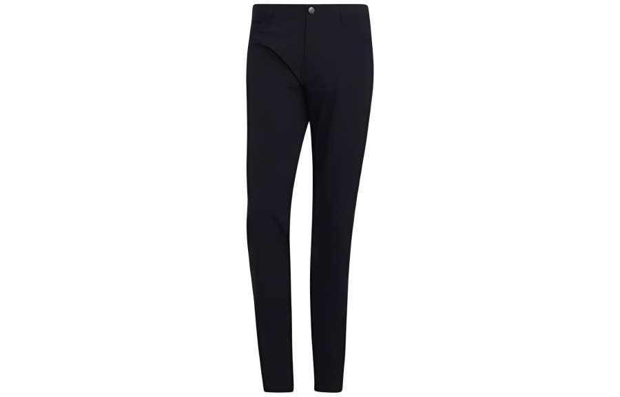 Adidas Adidas Casual Pants Men's Black Moderate Straight Fit Pants