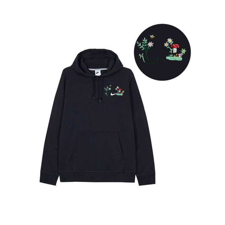 Nike Nike Sweatshirts Men's Black Hooded Moderate