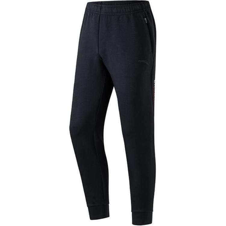 ANTA Anta Variety Training Collection Knitted Sweatpants Men's Basic Black