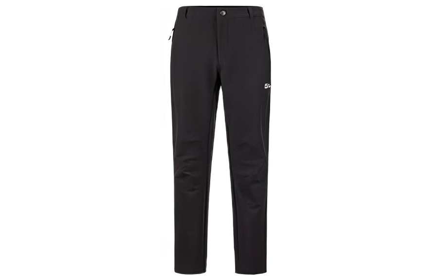 JACK WOLFSKIN Casual Pants Men's Dark Gray/6350 Moderate Straight Fit Pants