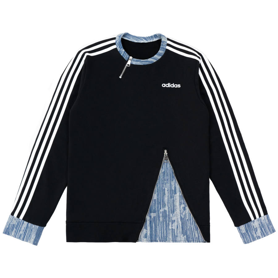 Adidas Adidas Sweatshirts Unisex Black Crew Neck Moderate Regular