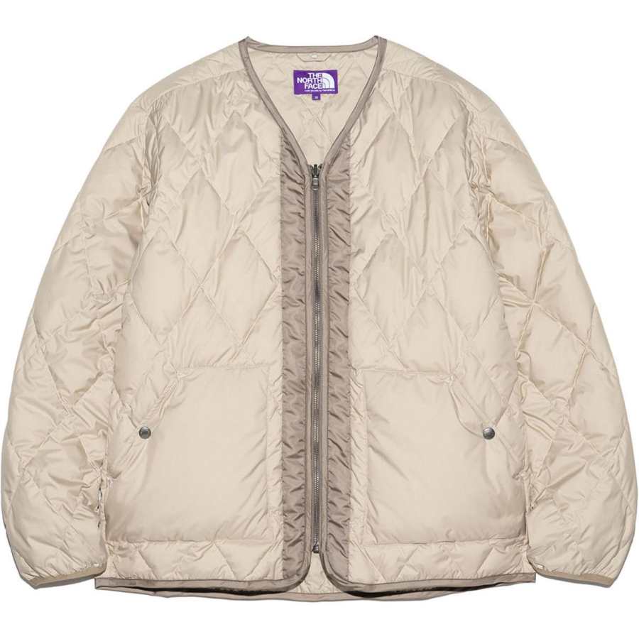 THE NORTH FACE PURPLE LABEL PLAS Field Down Cardigan Down Jackets & Coats Unisex Stone