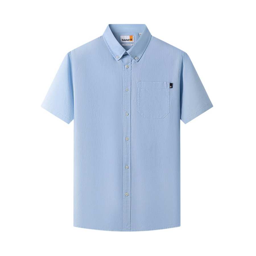 Timberland SS25 Shirt Men's B02 Blue