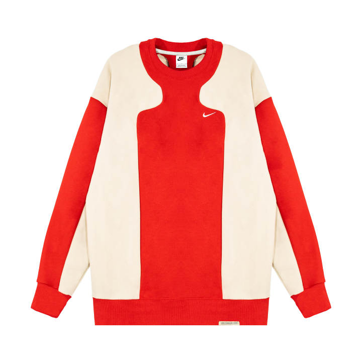Nike Nike CNY Sweatshirts Unisex Red Crew Neck Moderate Regular