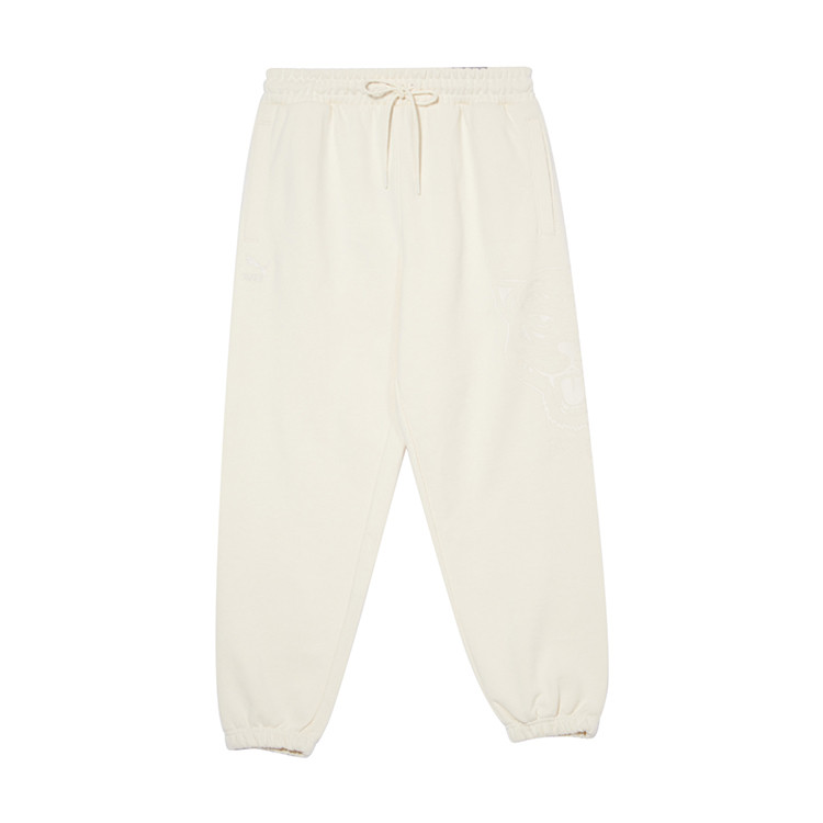 PUMA Sports Life Collection Knitted Sweatpants Unisex Ivory White