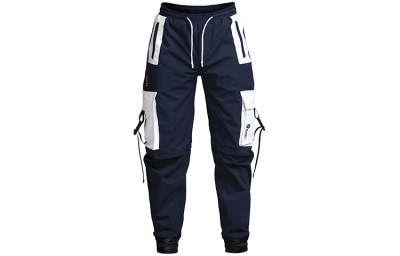 Monster Guardians Windbreaker Pants Men's Navy Blue