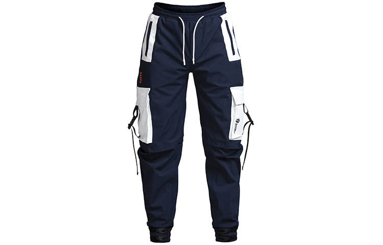 Monster Guardians Windbreaker Pants Men's Navy Blue