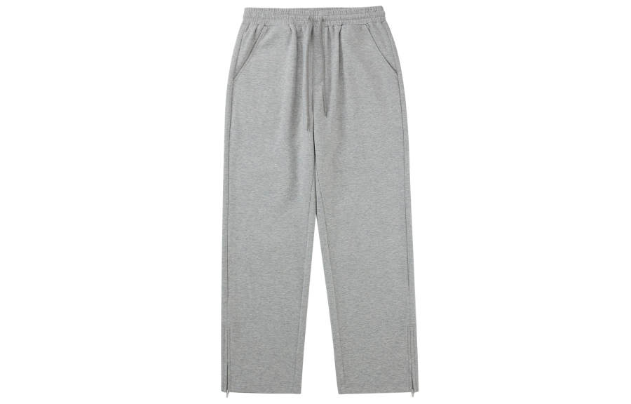 FPA Casual Pants Unisex Light Heather Gray Moderate Straight Fit Pants