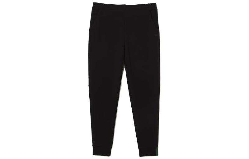 LACOSTE LACOSTE Casual Pants Men's Black Moderate Cuffed Pants
