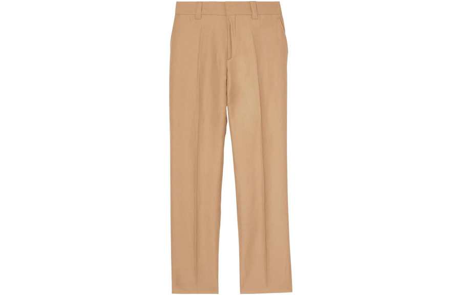 Burberry Suit Pants Men's Khaki Moderate