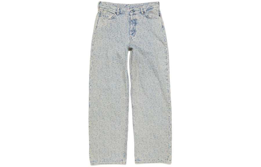 Acne Studios Acne Studios Low Waisted Wide Leg Jeans