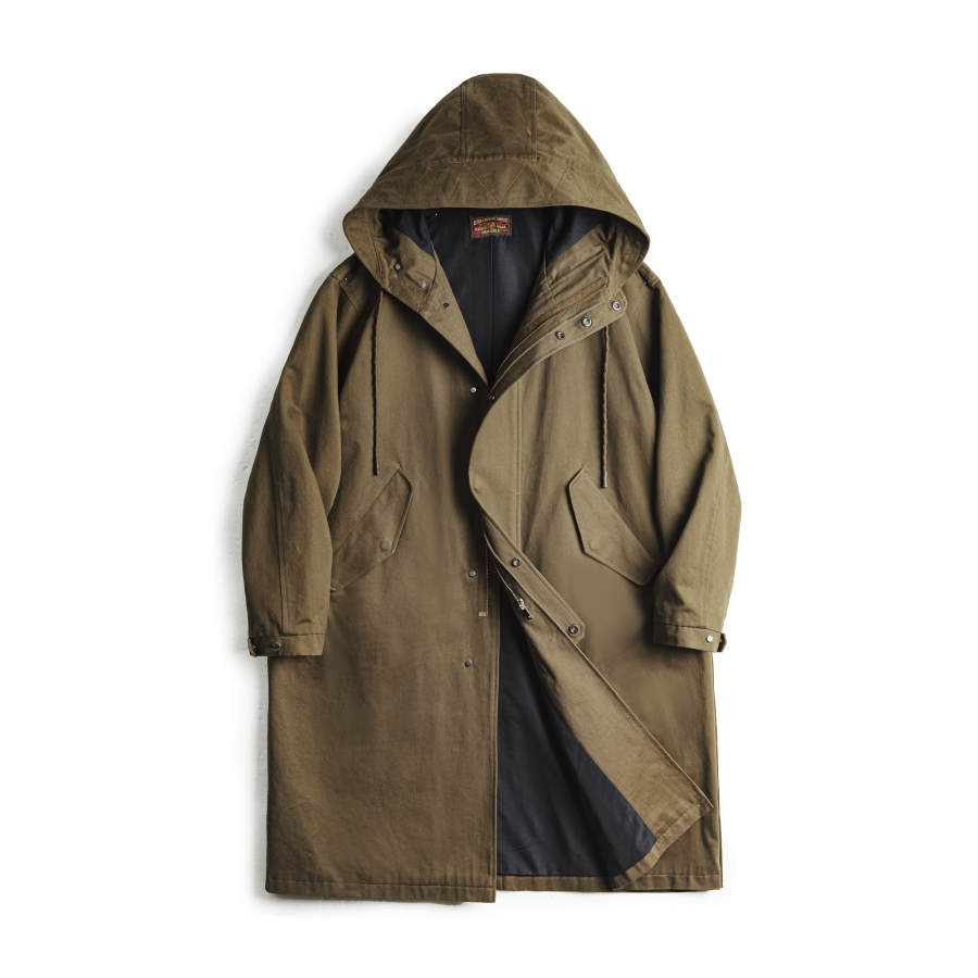 MADEN Tough Guy Trench Coat Men's Coffee