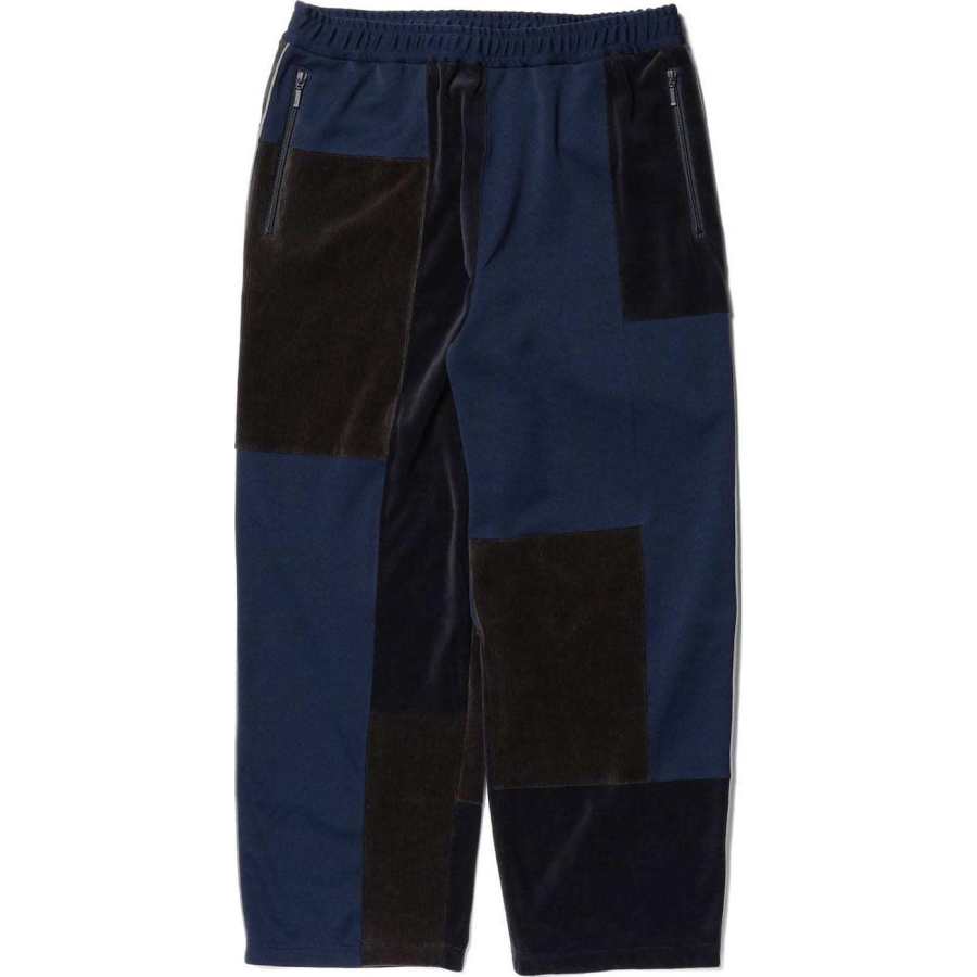 Beams SS24 Knitted Sweatpants Men's Marine Blue